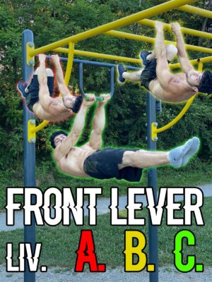 3 schede per imparare il FRONT LEVER